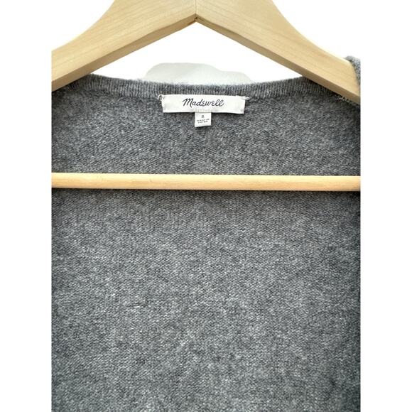 Madewell Wool Blend Open Front Cardigan - Picture 3 of 6